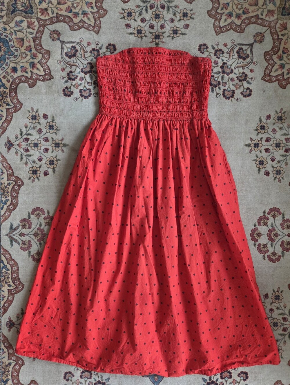 A New Day Polkadot, Strapless Dress- Size M